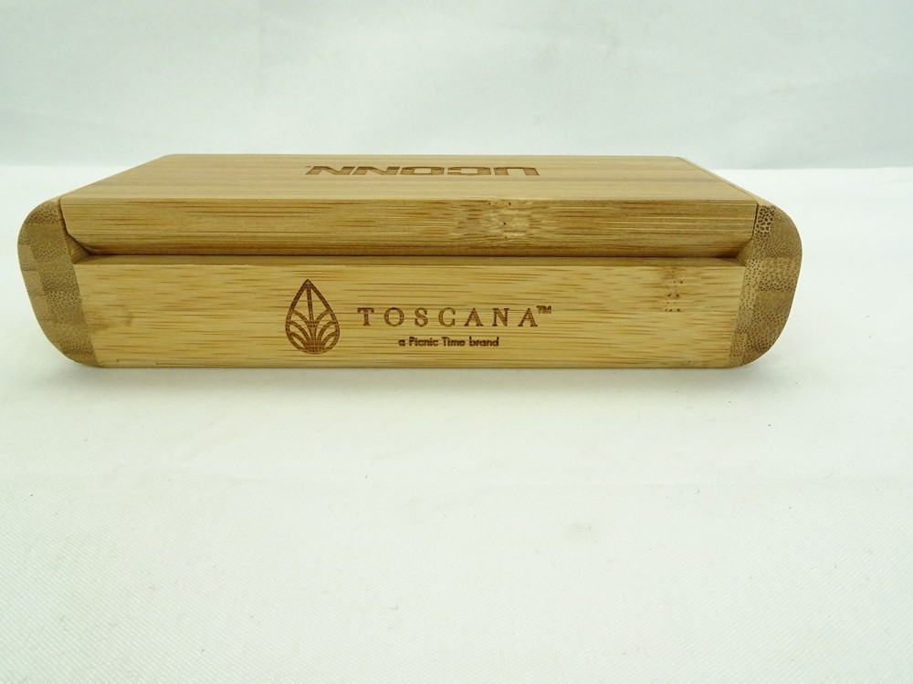 Stainless Steel Wine Corkscrew UCONN Huskies Bamboo Box TF