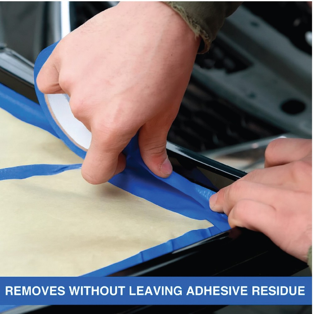 LAUCO Multi-Surface Blue Painter’s Masking Tape, Medium Adhesion, 9 Rolls