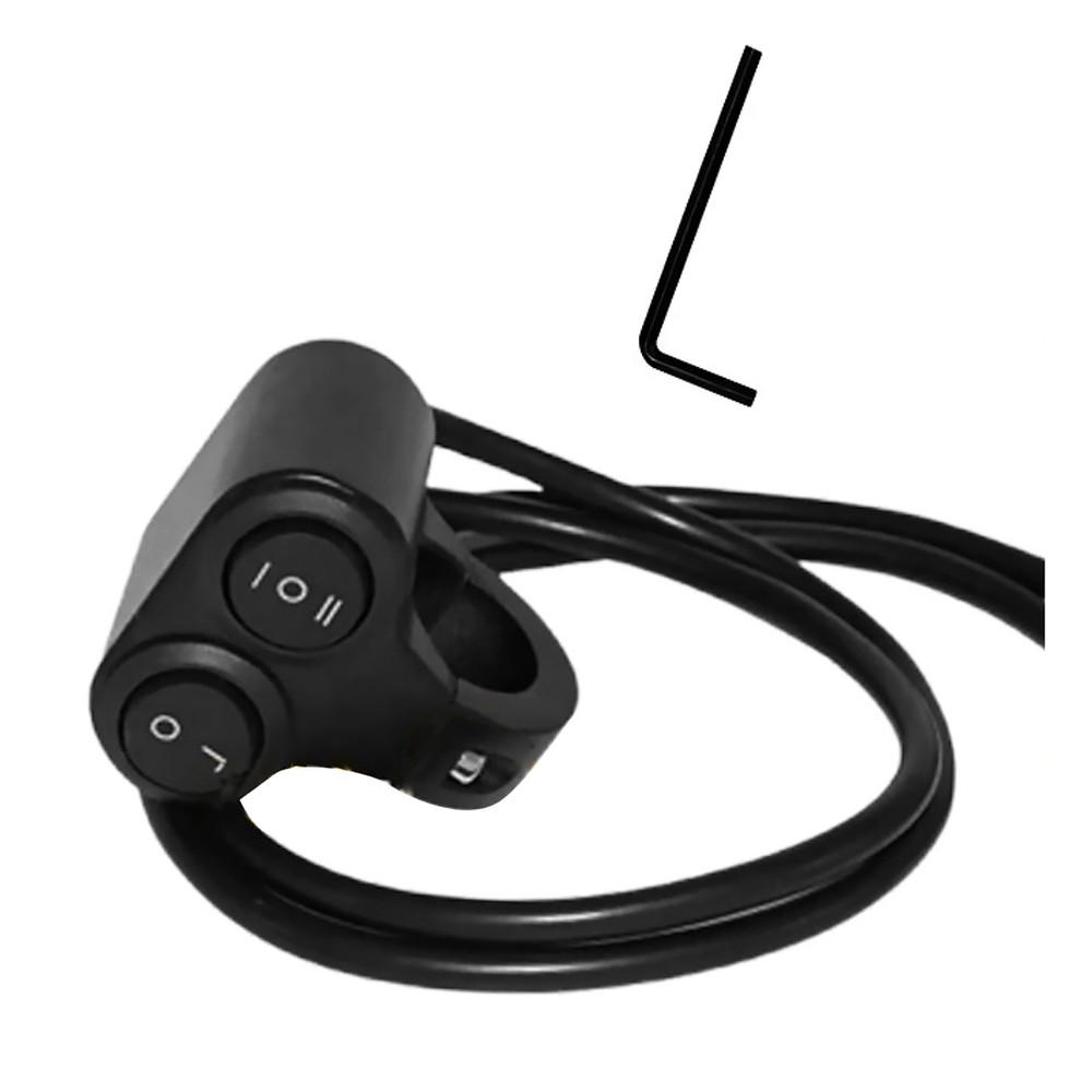 Motorcycle Handlebar 7/8" Dual Button On Off Switch For Headlight Scooter New