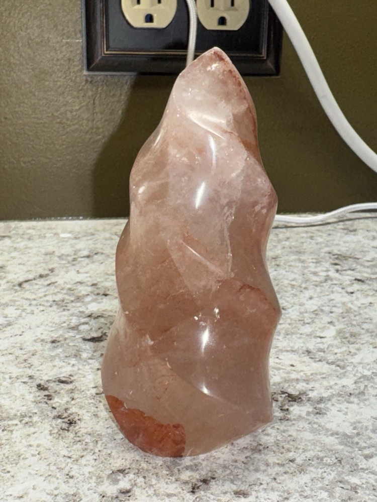 Polished Fire Quartz Flame - Over 1 Lb!