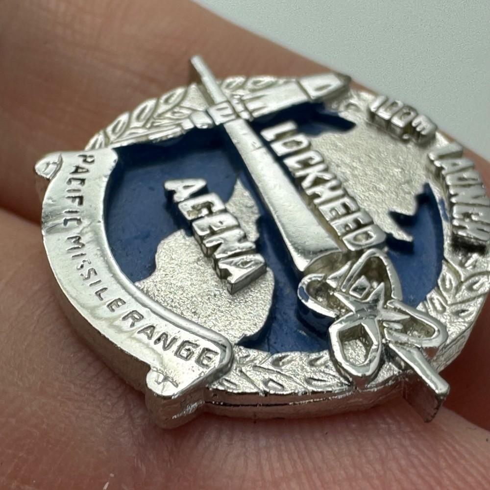 100th Launch Lockheed Agena Rocket Pacific Missile Range Pin Air Force NASA