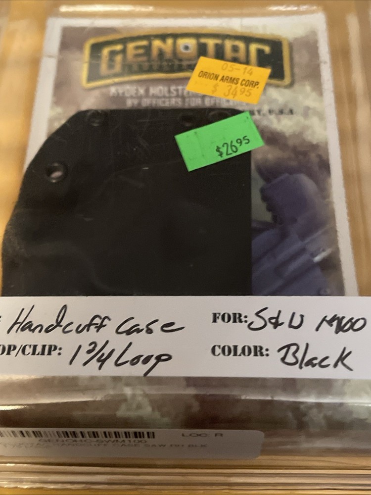 Genotac Handcuff Case 1.75” Loop S&w M100 ( S )