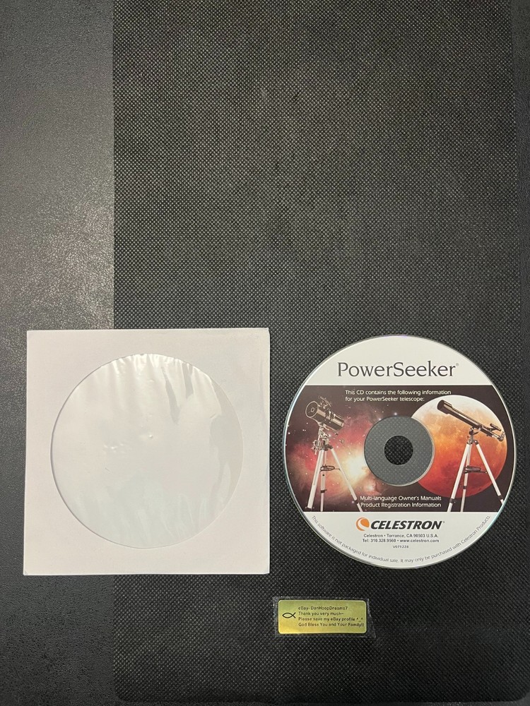 Power Seeker Celestron Telescope CD