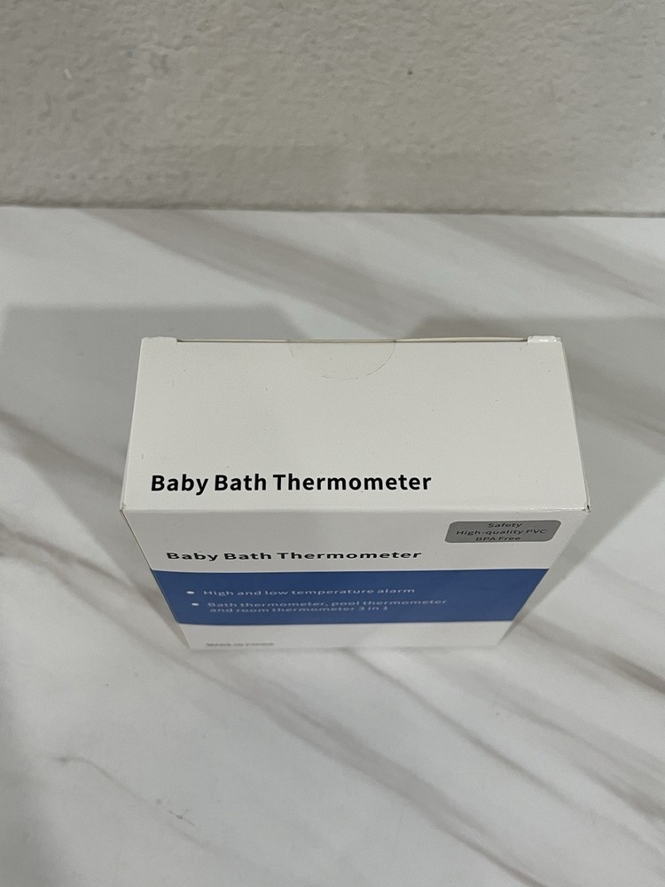 Baby Bath & Room Thermometer with LED Display, Temperature Warning & Floating