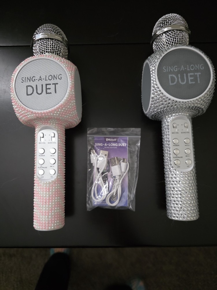 Wireless Sing-a-long Bluetooth Karaoke Microphones