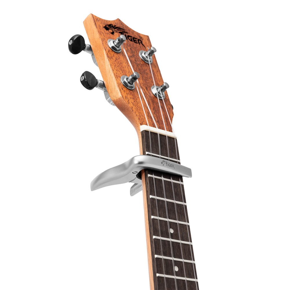 Ukulele Capo - Trigger Capo for Soprano, Baritone Ukes BY Tiger