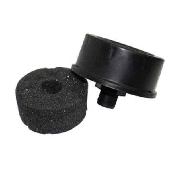 NEW BLACK PLASTIC AIR INTAKE FILTER SILENCER 3/8" MPT