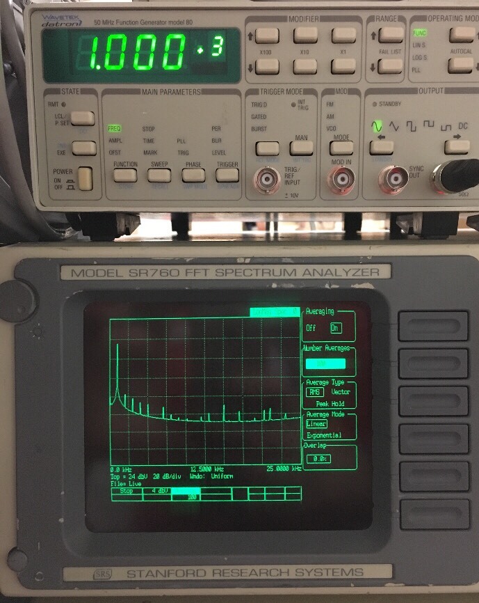 SRS SR760 FFT Spectrum Analyzer Stanford Research Systems