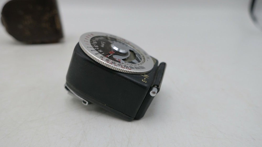 Voss M6 M-6 Black Camera Shoe Mount Light Meter - AS-IS