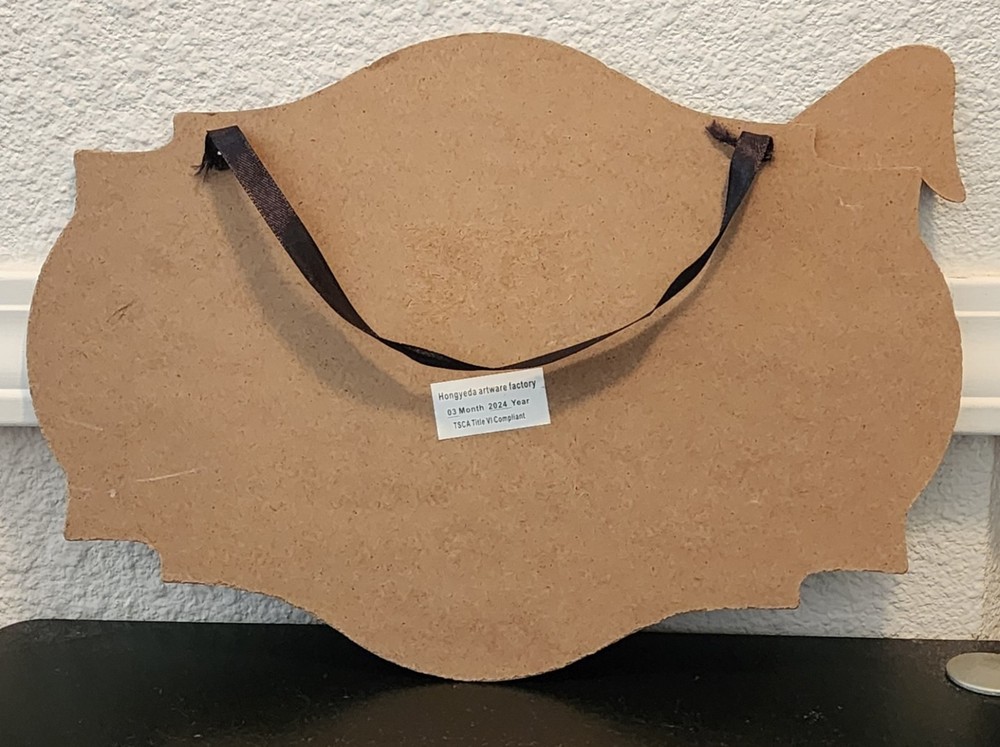 Halloween Hanging Witch Spell Sign
