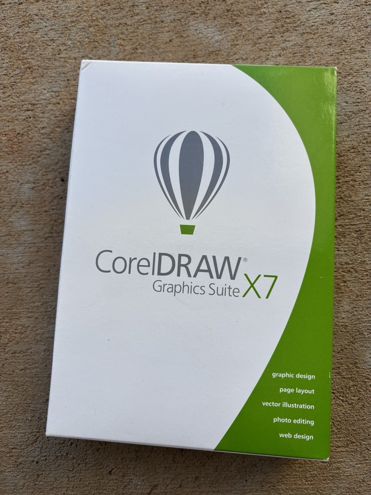 Corel Draw Graphic Suite X7 Program Education Ed 2014 Unopened New