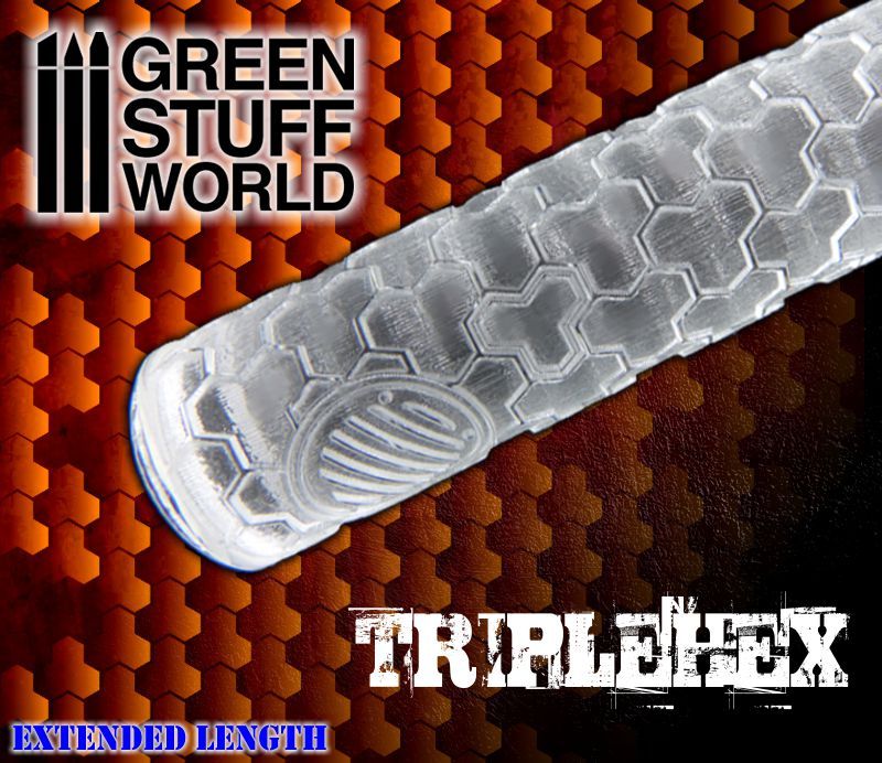 Textured Rolling Pins - PACK x6 - Create your own bases - Infinity, Warhammer