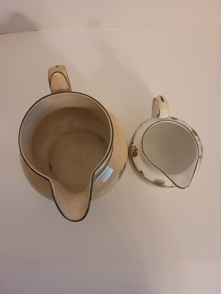 Ridgways Old England Ware Coaching Days Pitcher and Creamer