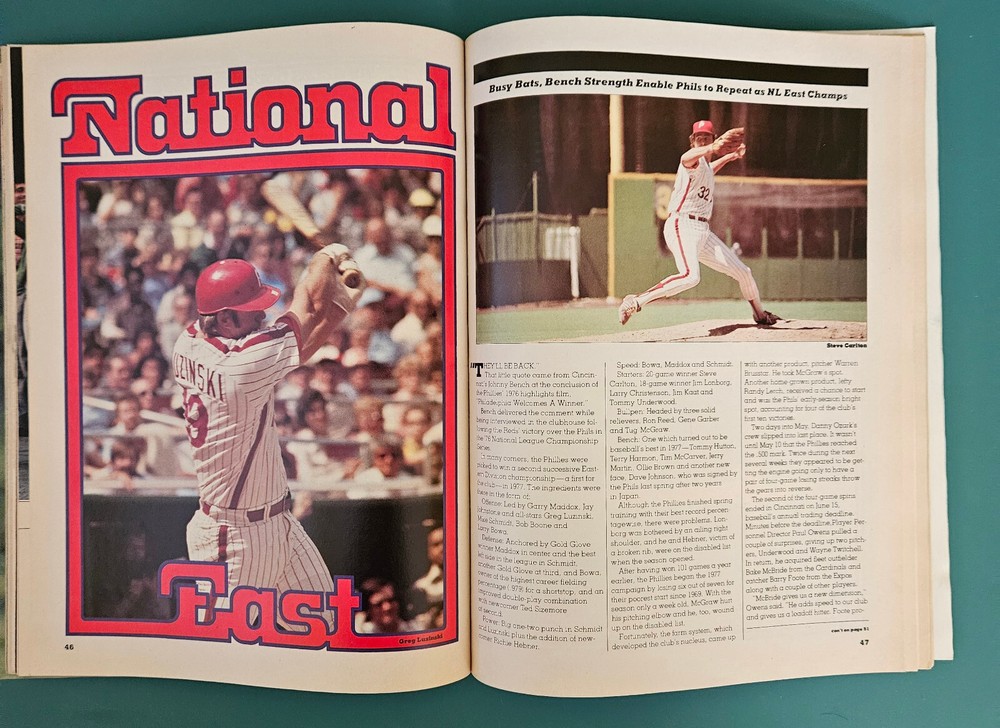 1977 MLB World Series Program - NY Yankees/LA Dodgers -
