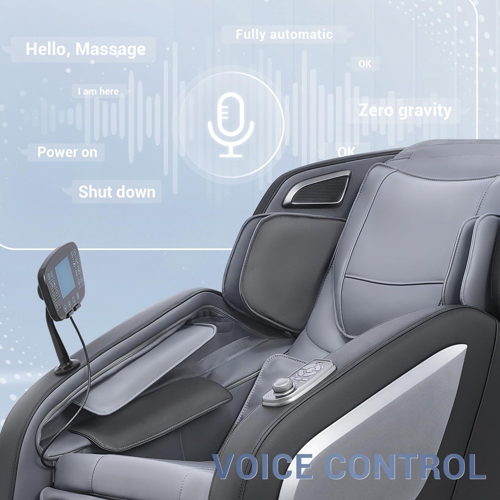 Full Body Zero Gravity Shiatsu Massage Chair with Fully Assembled, LCD Screen...