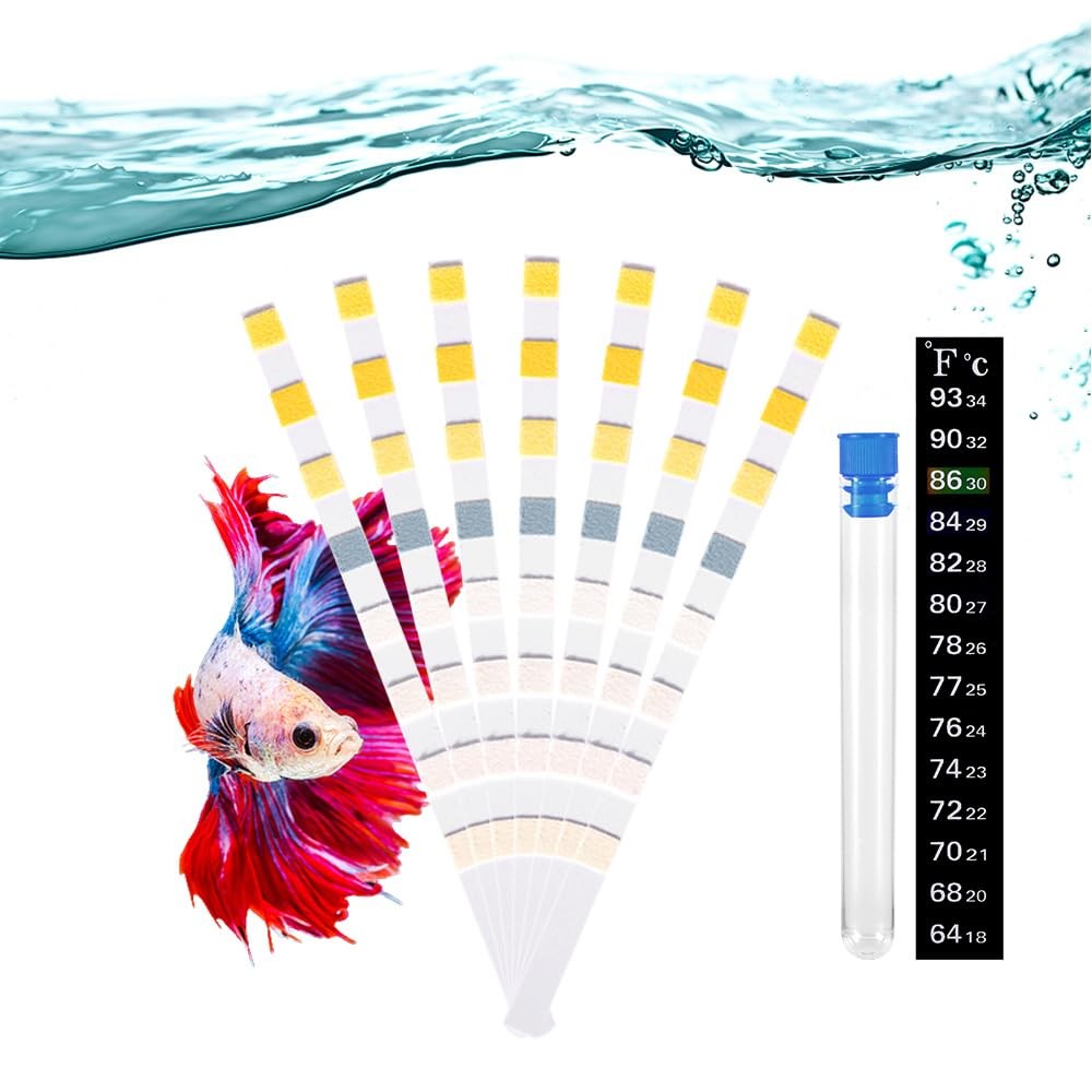 DaToo 8 in 1 Aquarium Test Kit Fish Tank Strips Accurate 100