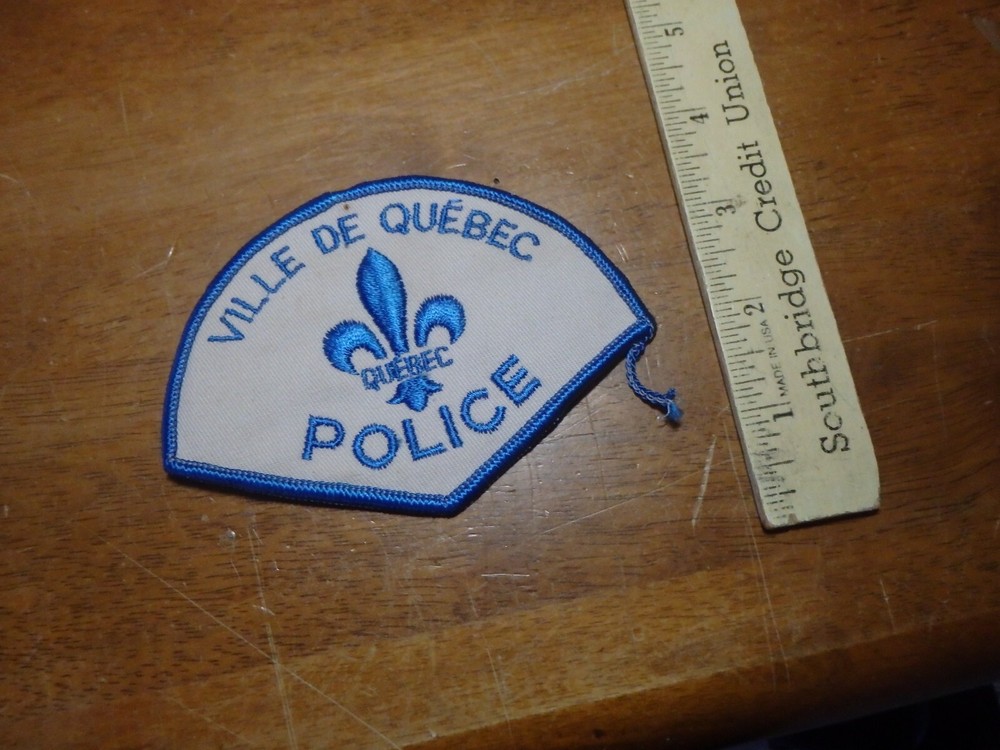VILLE DE QUEBEC   VEST OBSOLETE PATCH BX AAA #9