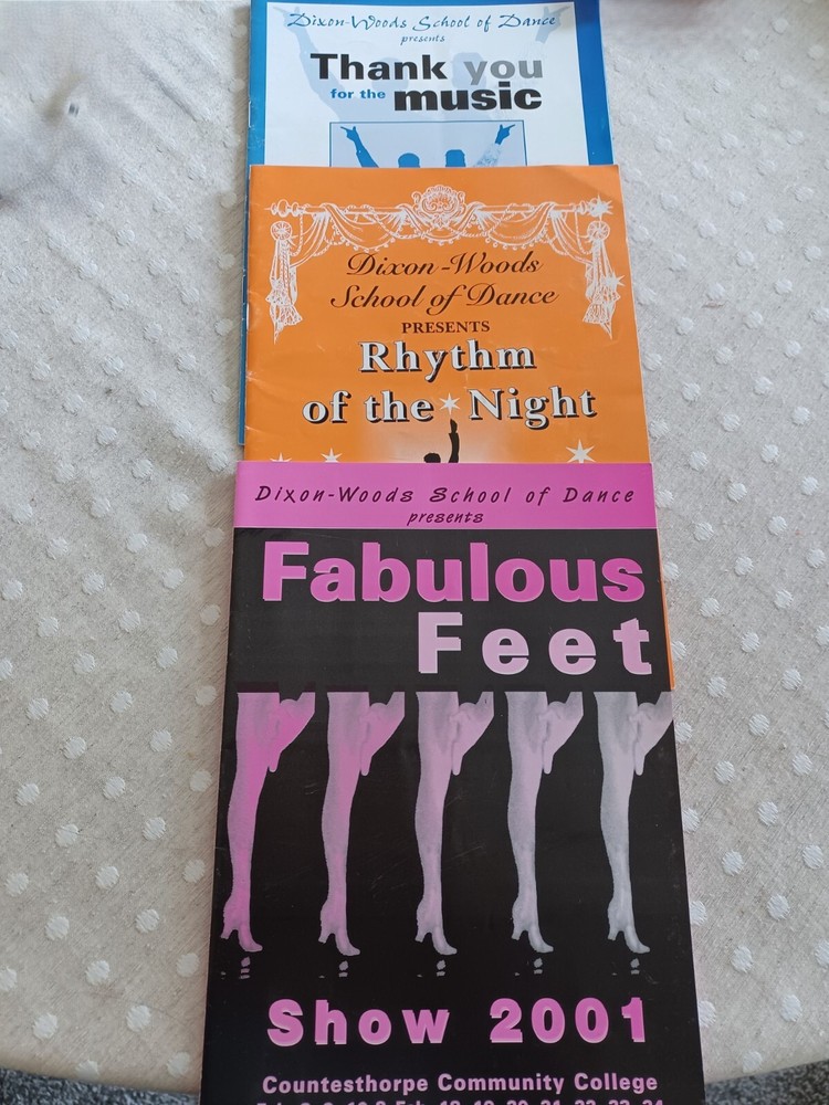 Dixon Woods Dance School, Leicester, Show programmes 1990s
