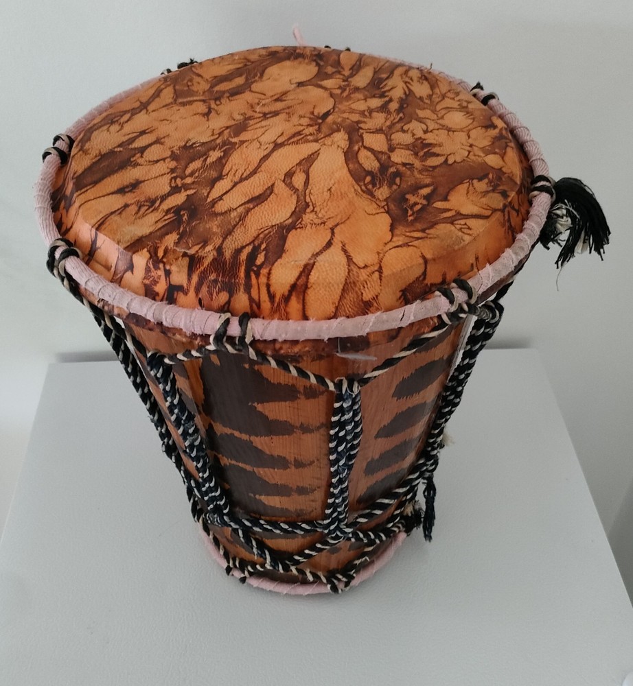 Handcrafted Moroccan Djembe Drum 11"(D) 13" (H) 2kg