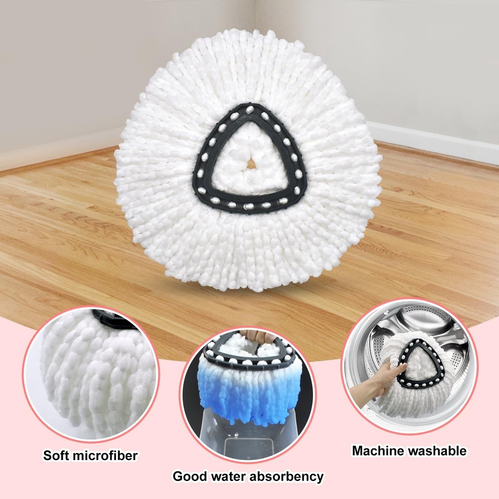 Mop Head Replacement Compatiable with Ocedar EasyWring 1-Tank System,Mircofib...
