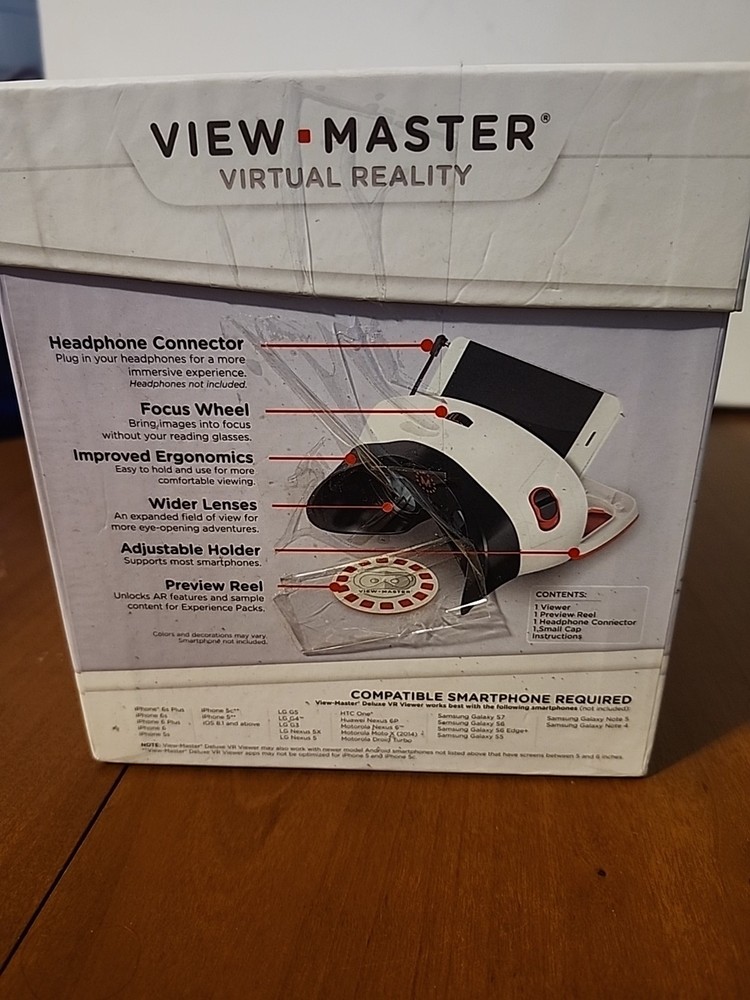 View Master Deluxe Virtual Reality VR Viewer Model DTH61 Start up kit