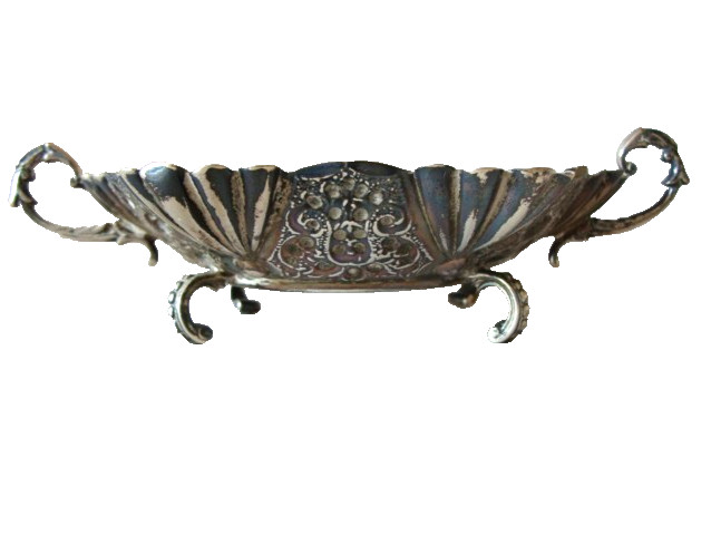Ornate Sterling Silver Dish / Bowl ... 114 grams
