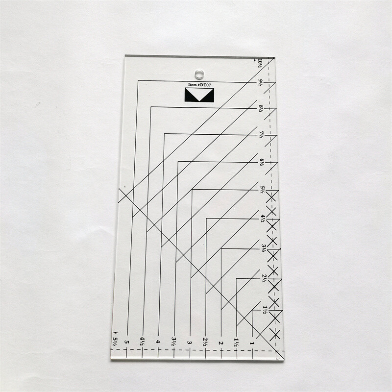 Square Squared Ruler Wing Clipper Quilting Tool for Trimming