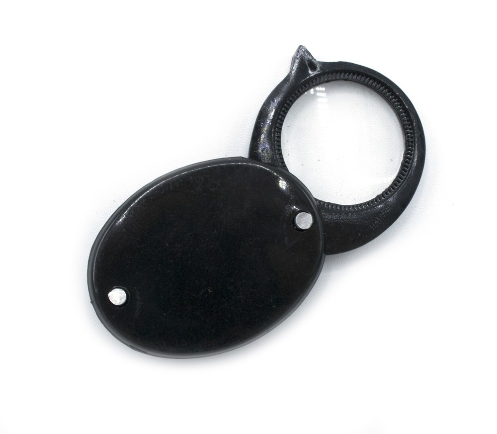 Eisco Labs Folding Magnifier - 4x Magnification - 25mm Lens