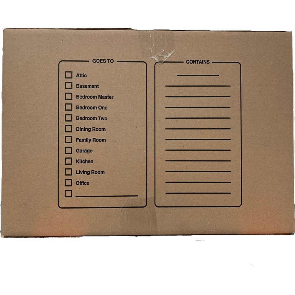 20 - Pack Small Cardboard Moving Boxes 16x10x10 32 ECT With Handles