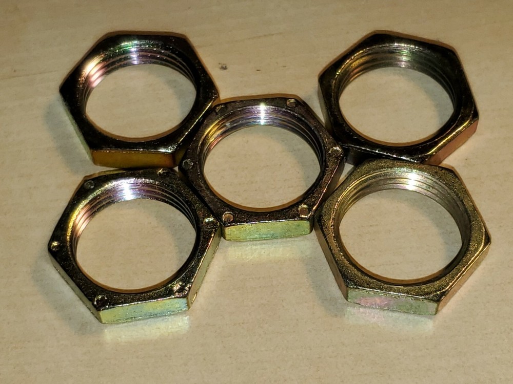 5-PACK DILLON 1" DIE LOCKING RING RELOADING DIE LOCK RINGS/NUTS LEE RCBS L@@K!
