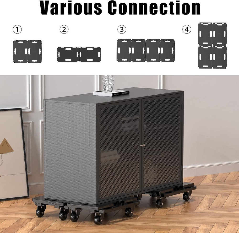 Furniture Mover Dolly Heavy Duty 440 lbs Capacity Interlocking Rolling Platform