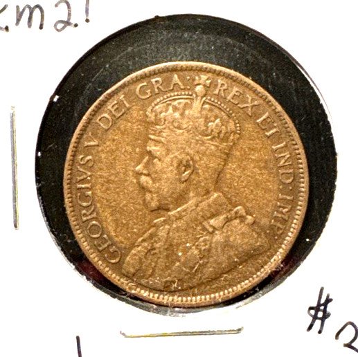 Canada 1916 large cent KM 21