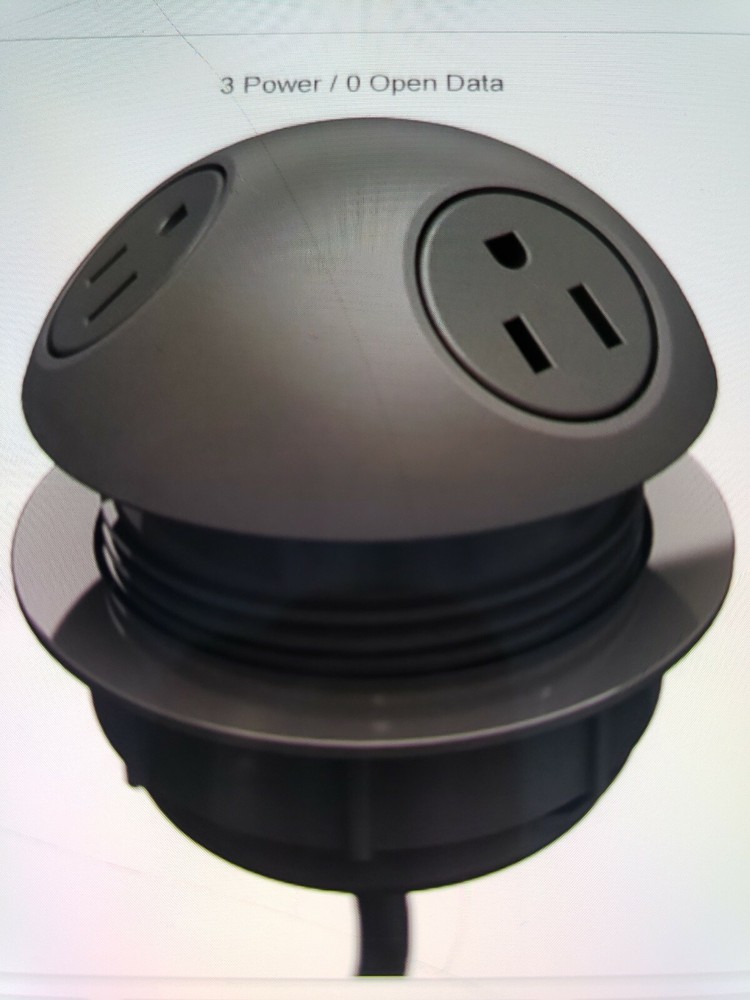 Hemisphere Power & USB Charging Desk Groment (BYRNE)