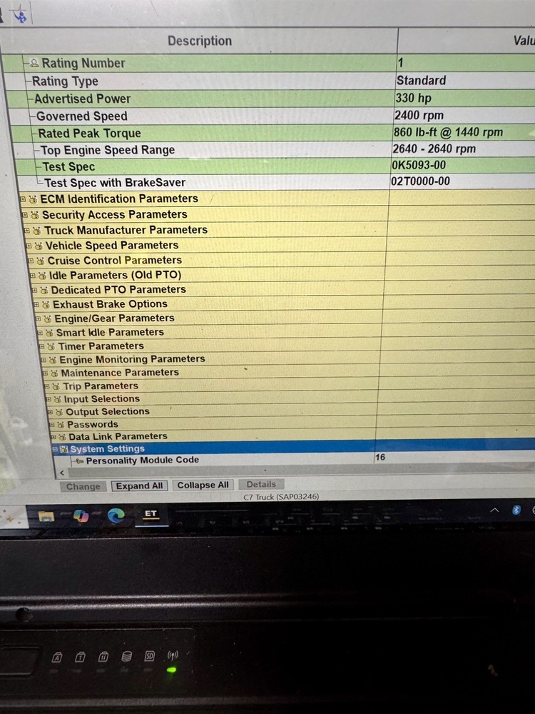 CAT C7 💢330HP💢ECM Engine Controller ECU Module ( SAP WAX )