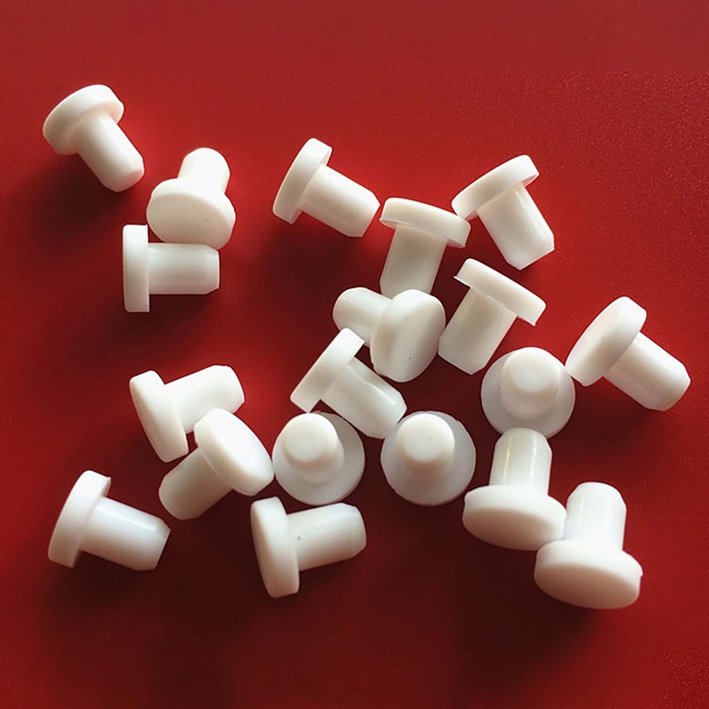 Rubber Hole Plugs 2.7-14mm Push In Compression Stem Solid Black&White Panel Plug