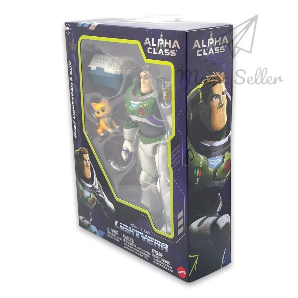 Lightyear Buzz & Sox Alpha Class Action Figure Disney Pixar — NEW