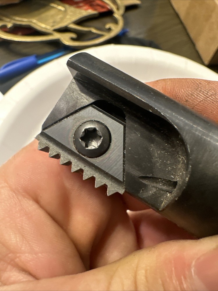 VARGUS INDEXABLE CARBIDE INSERT THREAD MILL CNC MILLING CUTTER 1” Vardex