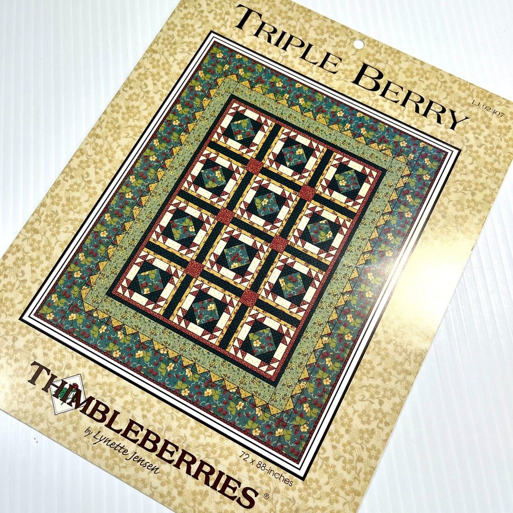 Thimbleberries Triple Berry Quilt PATTERN LJ92307 by Lynette Jensen