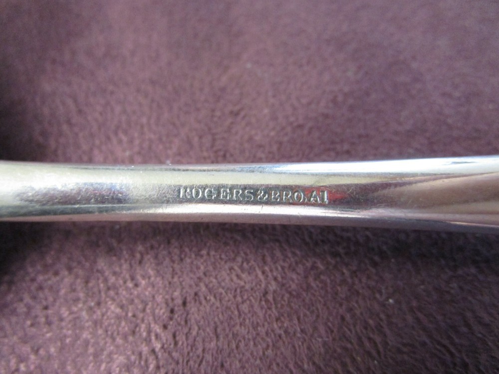 LORNE 1878 Large Serving Spoon & Table Serving Spoon Silverplate No Monograms