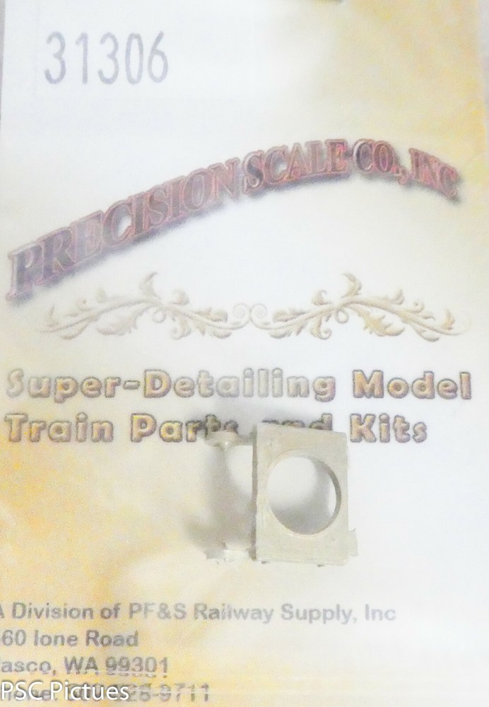 Precision Scale HO #31306 Bracket, for: Headlight, Old Style (Brass Casting)