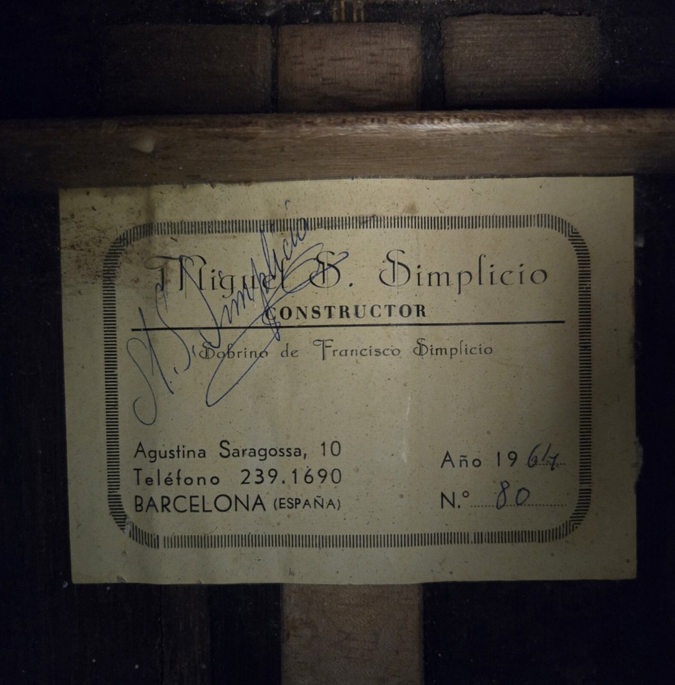 Miguel Simplicio 1A 1964