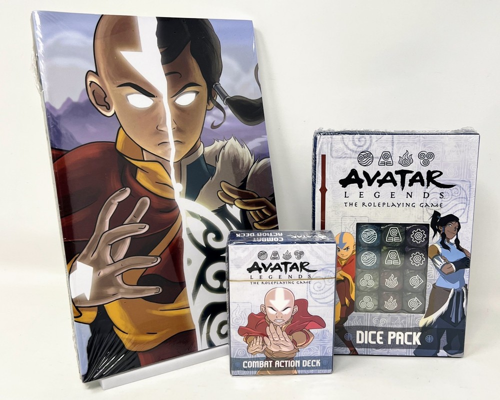 Magpie Games Avatar Legends RPG Kickstarter Bundle - Core Book, Guide & Extras B