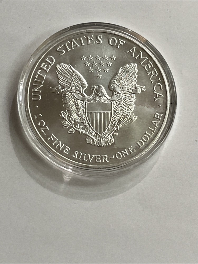 JESUS CHRIST RESURRECTION 1 OZ PURE SILVER AMERICAN SILVER EAGLE
