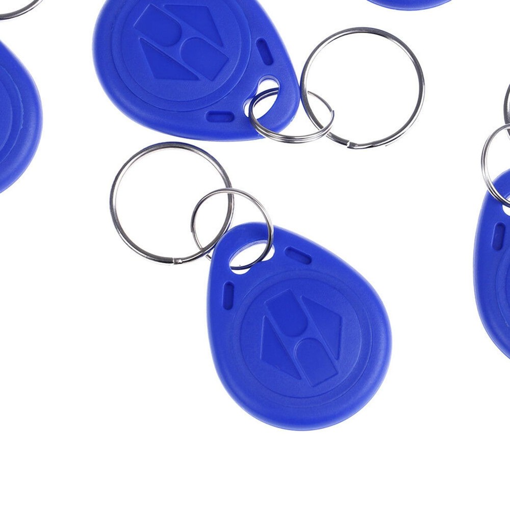 10Pack TK4100 Keychain 125KHZ RFID Proximity ID Card Token Tags Key 64 Bits