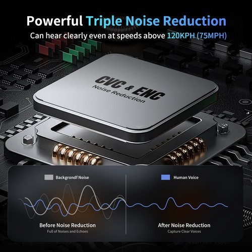 2M1-S Plus Motorcycle Bluetooth Headset | 10-Rider Intercom Communication System