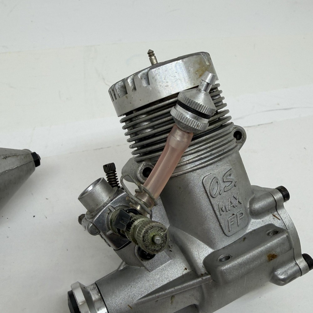 OS Max FP 40 RC Airplane Engine w/ E3030 Muffler Untested Sold As Is