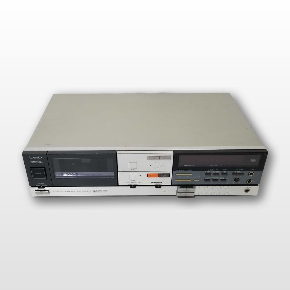 Hitachi Lo-D D-8 Cassette Deck Stereo Player Used
