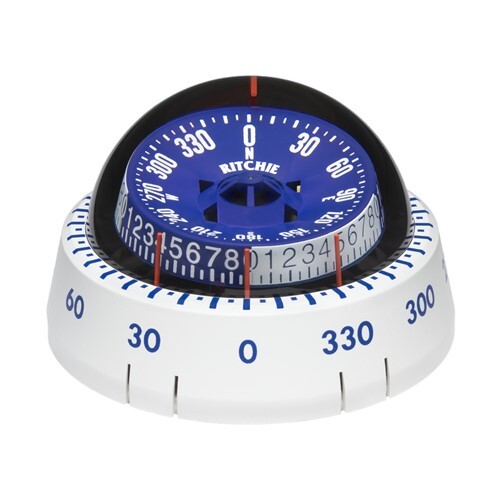 Ritchie Xp-98W X-Port Tactician Compass - Surface Mount White