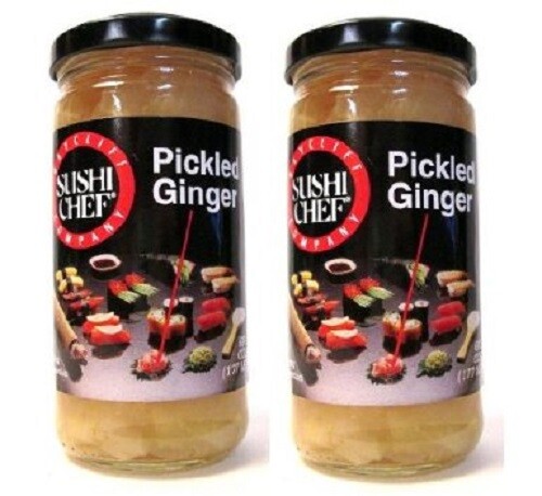 Sushi Chef Pickled Ginger - Big 32 Oz Jars- 2 Pack