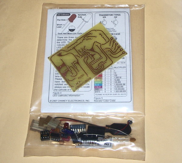 SOUND WIZARD On-Off clapper control kit - UNBUILT electronic switch project set